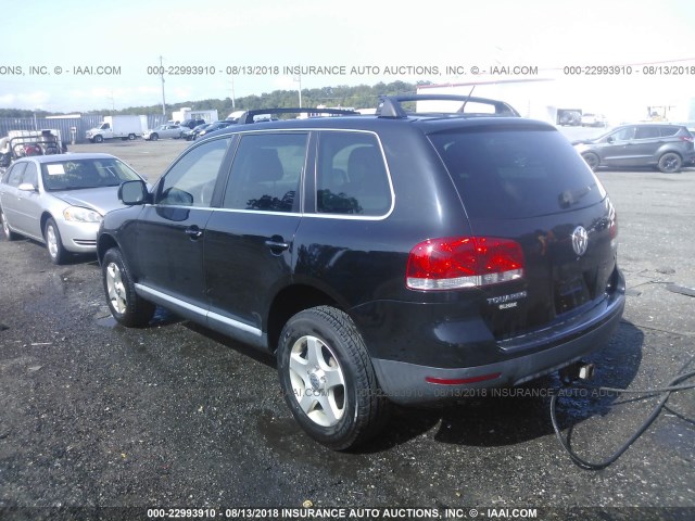 WVGZE77L17D000671 - 2007 VOLKSWAGEN TOUAREG V6 BLACK photo 3