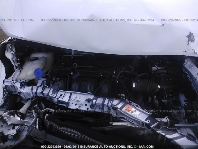 NM0LS6E7XF1178532 - 2015 FORD TRANSIT CONNECT XL WHITE photo 10