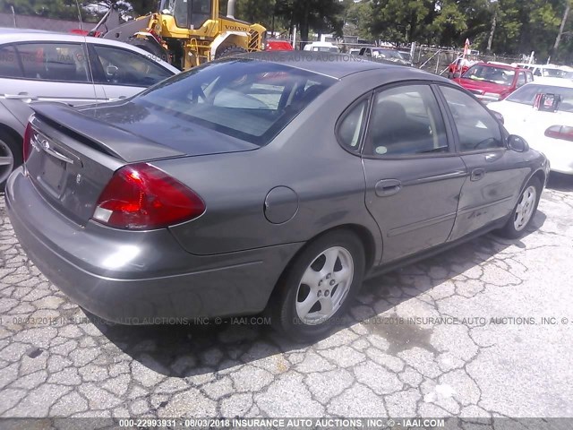 1FAFP55U33A159646 - 2003 FORD TAURUS SES GRAY photo 4