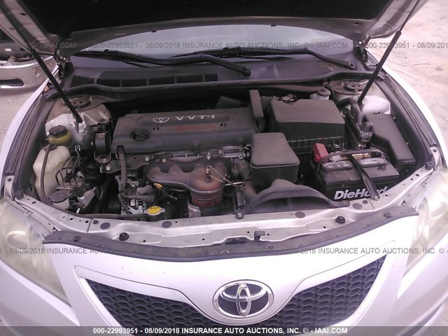 4T1BE46K79U844743 - 2009 TOYOTA CAMRY SE/LE/XLE 银色 照片 10