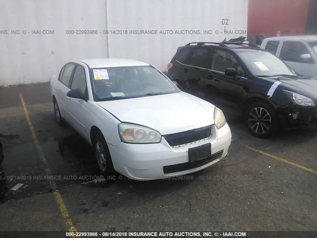 1G1ZS57F07F271813 - 2007 CHEVROLET MALIBU LS თეთრი ფოტო 1