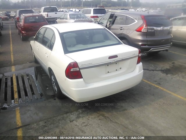 1G1ZS57F07F271813 - 2007 CHEVROLET MALIBU LS თეთრი ფოტო 3
