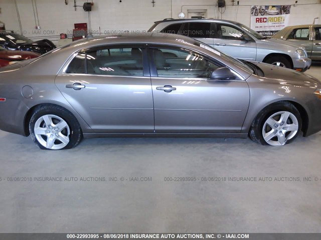 1G1ZB5EB1AF271133 - 2010 CHEVROLET MALIBU LS 棕色 照片 6