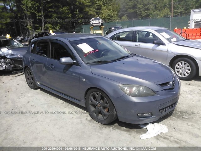 JM1BK343381844435 - 2008 MAZDA 3 HATCHBACK BLUE photo 1