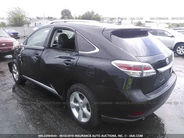 2T2BK1BA1DC182247 - 2013 LEXUS RX 350/BASE/F SPORT BLACK photo 3