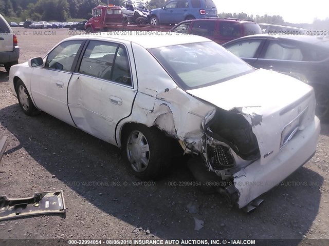 1G6KD54Y94U181076 - 2004 CADILLAC DEVILLE WHITE photo 3