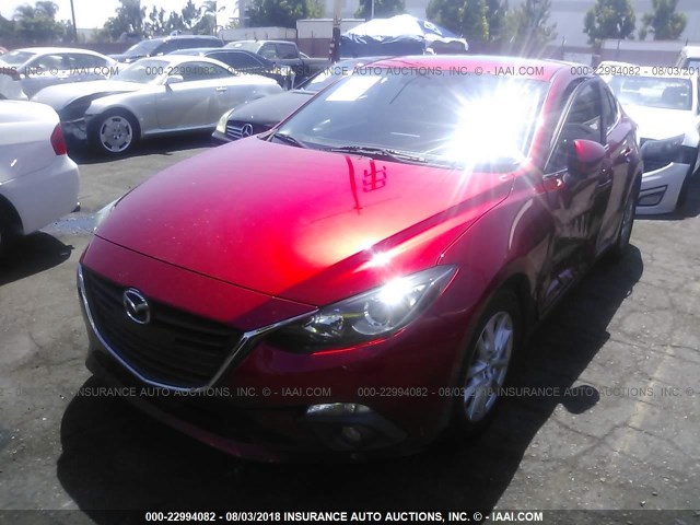 3MZBM1W79FM232882 - 2015 MAZDA 3 GRAND TOURING RED photo 2