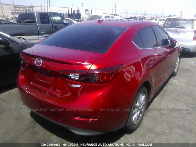 3MZBM1W79FM232882 - 2015 MAZDA 3 GRAND TOURING RED photo 4