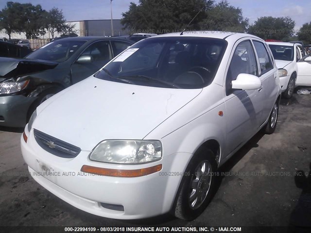 KL1TJ62644B196458 - 2004 CHEVROLET AVEO LS 白色 照片 2