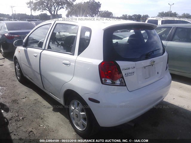 KL1TJ62644B196458 - 2004 CHEVROLET AVEO LS 白色 照片 3