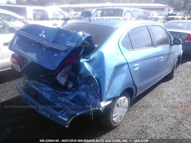 ML32F3FJ3JHF03975 - 2018 MITSUBISHI MIRAGE G4 ES Mavi foto 4