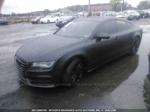 WAUSGAFC8CN020822 - 2012 AUDI A7 PRESTIGE BLACK photo 2