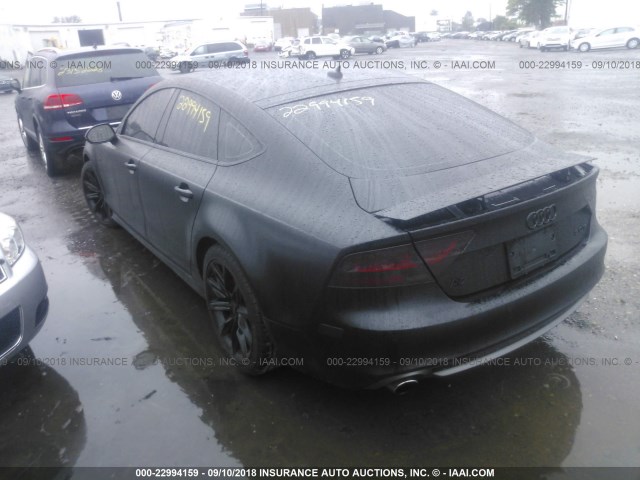 WAUSGAFC8CN020822 - 2012 AUDI A7 PRESTIGE BLACK photo 3