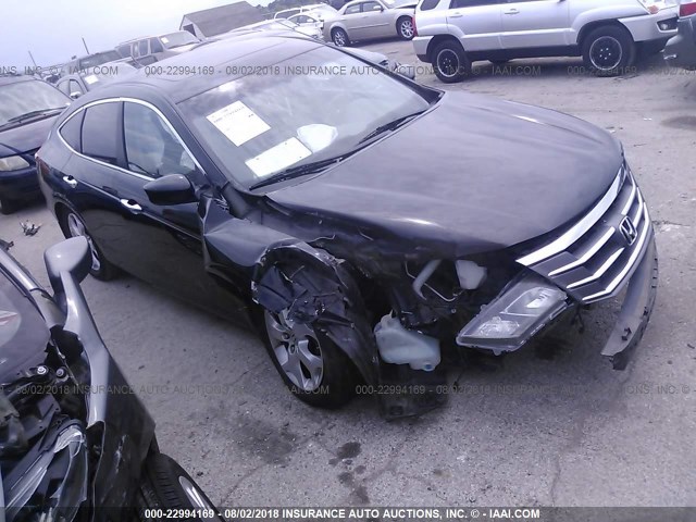 5J6TF1H52AL007530 - 2010 HONDA ACCORD CROSSTOUR EXL BLACK photo 1