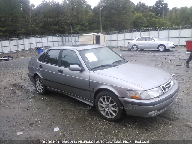 YS3DF58K027012770 - 2002 SAAB 9-3 SE GRAY photo 1