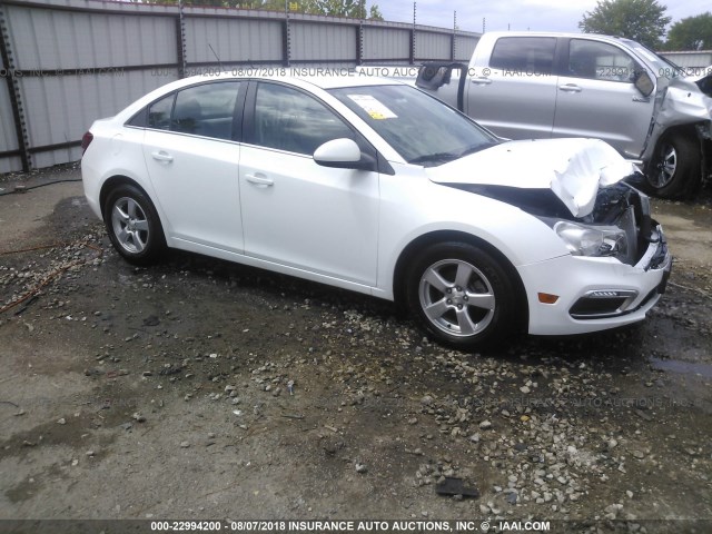 1G1PC5SB0F7106555 - 2015 CHEVROLET CRUZE LT WHITE photo 1