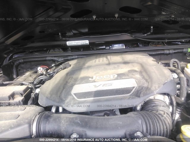 1C4AJWAG0FL565761 - 2015 JEEP WRANGLER SPORT 黑色 照片 10