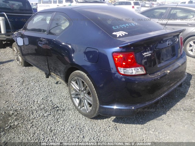 JTKJF5C78B3011234 - 2011 TOYOTA SCION TC 蓝色 照片 3