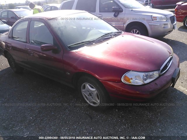 1FAFP6538WK271998 - 1998 FORD CONTOUR GL/SPORT/LX MAROON photo 1