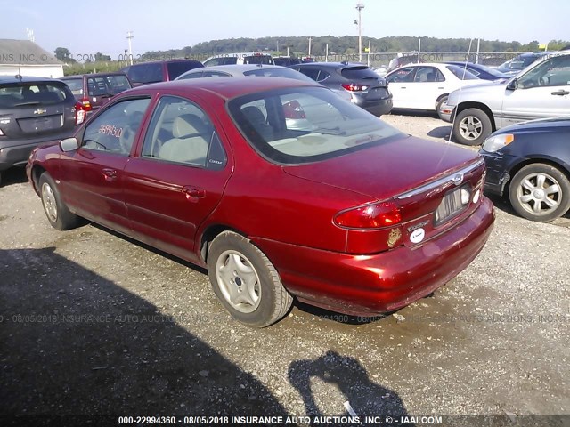 1FAFP6538WK271998 - 1998 FORD CONTOUR GL/SPORT/LX MAROON photo 3