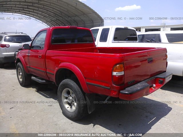 5TENM92N11Z730721 - 2001 TOYOTA TACOMA PRERUNNER RED photo 3