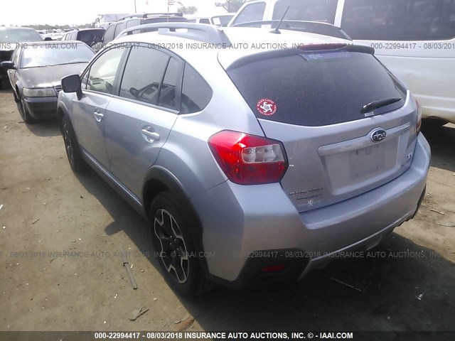 JF2GPAVC9E8262502 - 2014 SUBARU XV CROSSTREK 2.0 PREMIUM BLUE photo 3