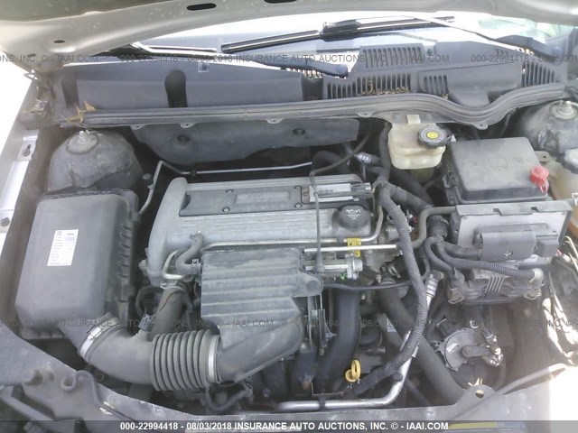 1G8AJ52F43Z101052 - 2003 SATURN ION LEVEL 2 银色 照片 10