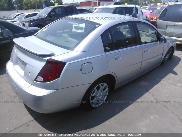 1G8AJ52F43Z101052 - 2003 SATURN ION LEVEL 2 银色 照片 4