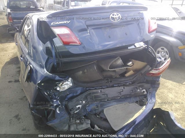 4T1BK46K78U071215 - 2008 TOYOTA CAMRY LE/XLE/SE Mavi foto 6