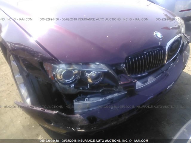 WBAHL83508DT14037 - 2008 BMW 750 I PURPLE photo 6