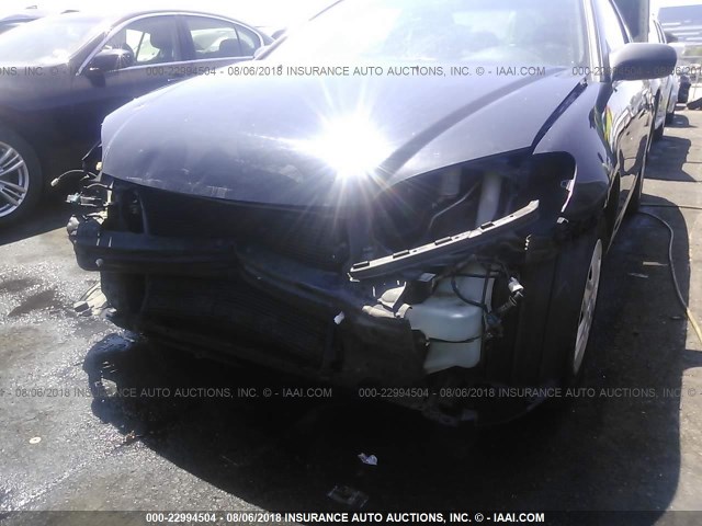 1HGEM21124L066875 - 2004 HONDA CIVIC DX VP BLACK photo 6