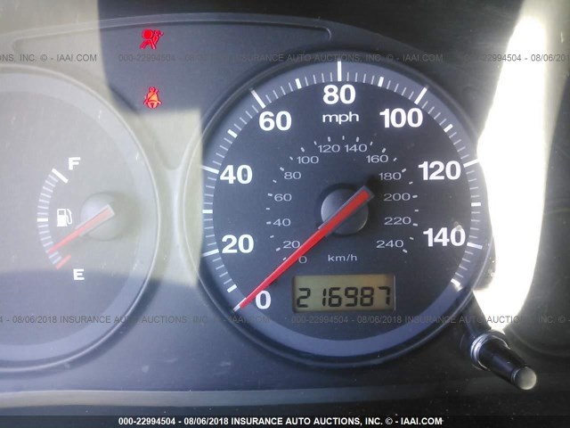 1HGEM21124L066875 - 2004 HONDA CIVIC DX VP BLACK photo 7