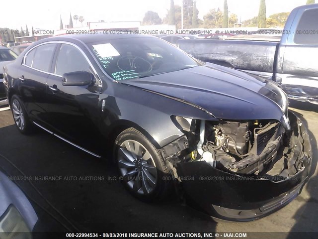 1LNHL9DK3DG602863 - 2013 LINCOLN MKS BLACK photo 1