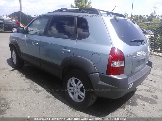 KM8JN72D36U256323 - 2006 HYUNDAI TUCSON GLS/LIMITED GREEN photo 3