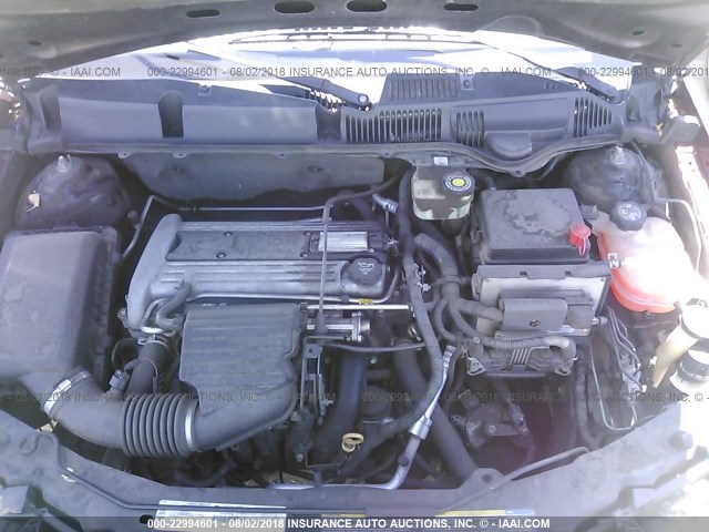 1G8AJ52F03Z114252 - 2003 SATURN ION LEVEL 2 勃艮第红 照片 10