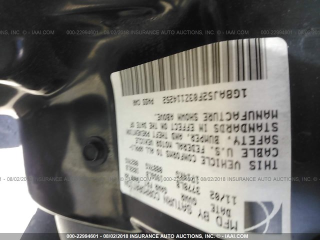 1G8AJ52F03Z114252 - 2003 SATURN ION LEVEL 2 勃艮第红 照片 9