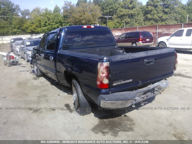 2GCEC13V061238955 - 2006 CHEVROLET SILVERADO C1500 BLUE photo 3