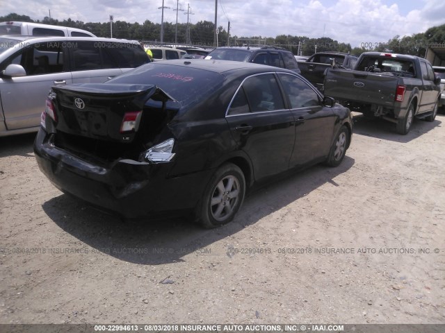 4T1BF3EK8AU023969 - 2010 TOYOTA CAMRY SE/LE/XLE BLACK photo 4