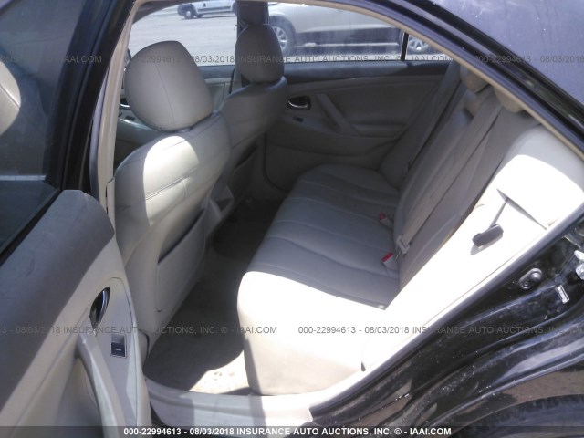 4T1BF3EK8AU023969 - 2010 TOYOTA CAMRY SE/LE/XLE BLACK photo 8