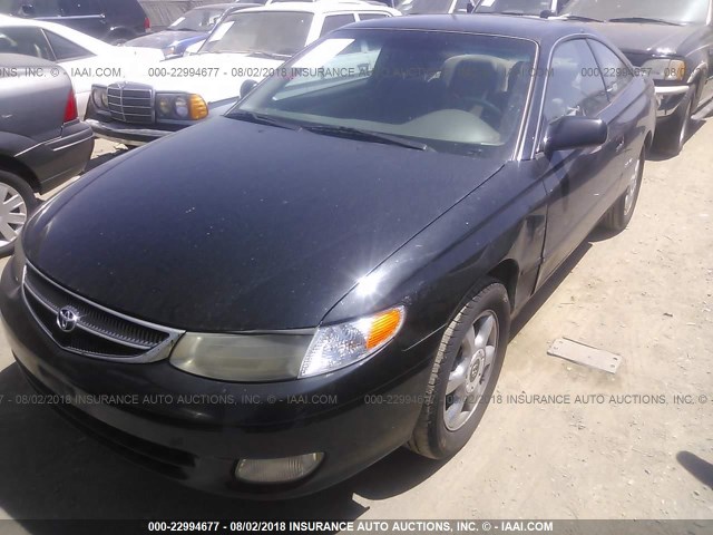 2T1CF22P0YC293207 - 2000 TOYOTA CAMRY SOLARA SE/SLE შავი ფოტო 2
