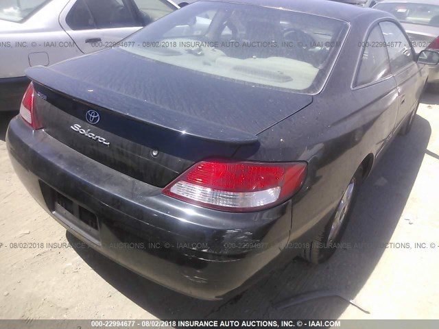 2T1CF22P0YC293207 - 2000 TOYOTA CAMRY SOLARA SE/SLE შავი ფოტო 4