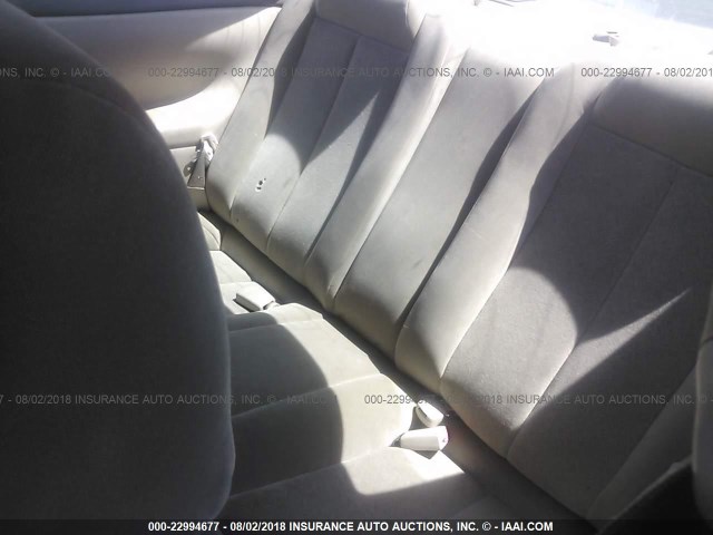 2T1CF22P0YC293207 - 2000 TOYOTA CAMRY SOLARA SE/SLE შავი ფოტო 8