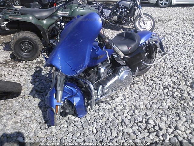 1HD1KB4149Y686148 - 2009 HARLEY-DAVIDSON FLHX BLUE photo 2