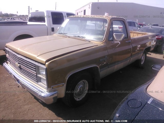 1GCDC14H7EJ177967 - 1984 CHEVROLET C10 GOLD photo 2