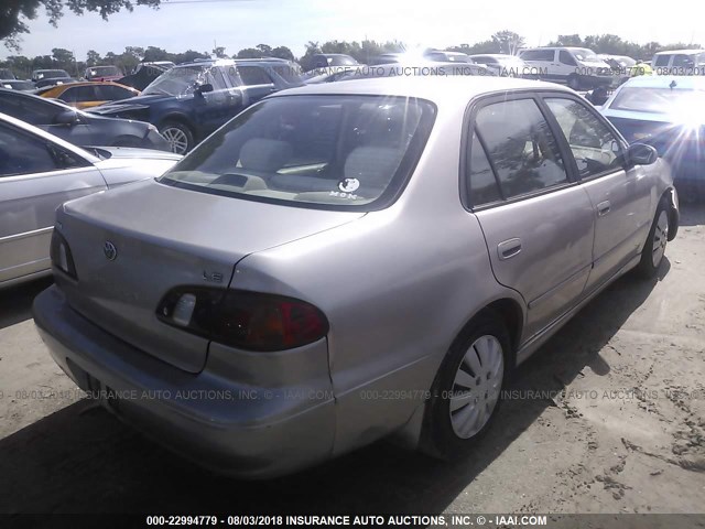 1NXBR12E2XZ194915 - 1999 TOYOTA COROLLA VE/CE/LE 棕色 照片 4