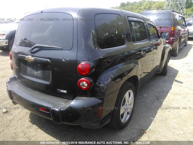 3GNBAADB5AS513317 - 2010 CHEVROLET HHR LS BLACK photo 4