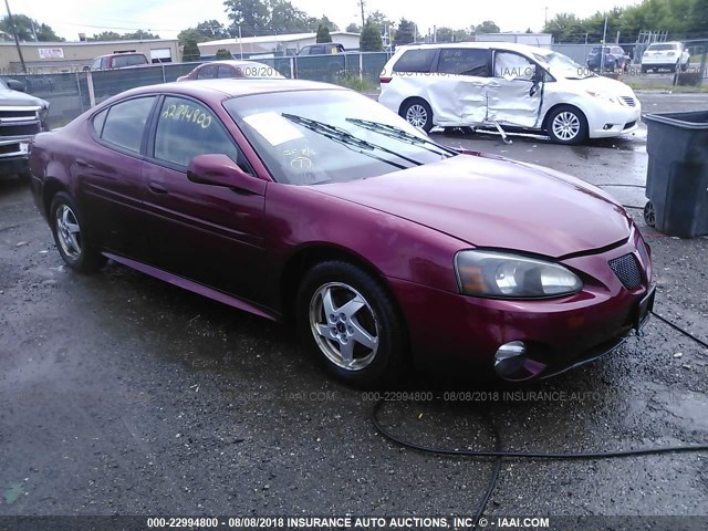 2G2WP522441304934 - 2004 PONTIAC GRAND PRIX GT RED photo 1