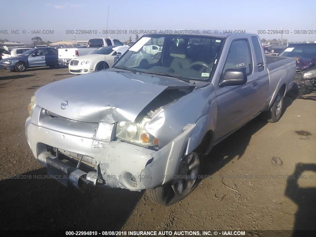 1N6DD26T04C434987 - 2004 NISSAN FRONTIER KING CAB XE SILVER photo 2
