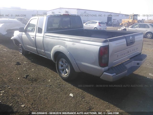 1N6DD26T04C434987 - 2004 NISSAN FRONTIER KING CAB XE SILVER photo 3