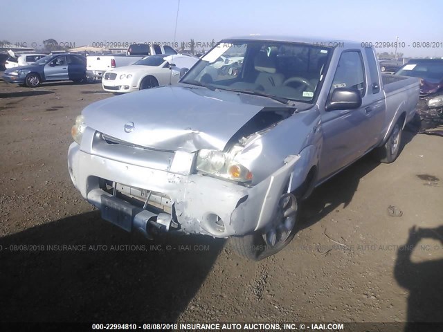 1N6DD26T04C434987 - 2004 NISSAN FRONTIER KING CAB XE SILVER photo 6
